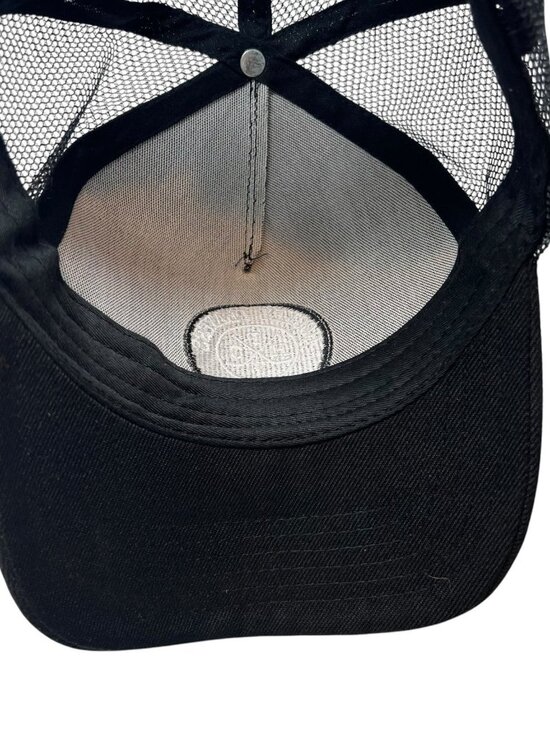 Hockey Players Club Trucker Hat Snapback Mesh Cap Black Logo Patch Adjustable - Picture 7 of 8